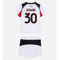 Maglia Calcio AC Milan Ardon Jashari #30 Seconda Divisa Bambino 2025-26 Manica Corta (+ pantaloncini)
